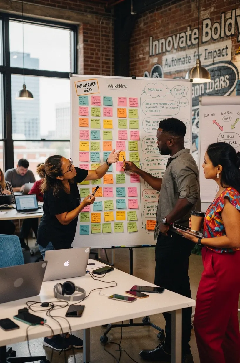 Process mapping illustration for software efficiency strategies