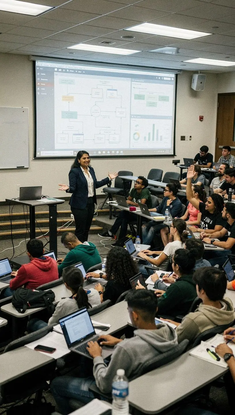 Modern office workspace