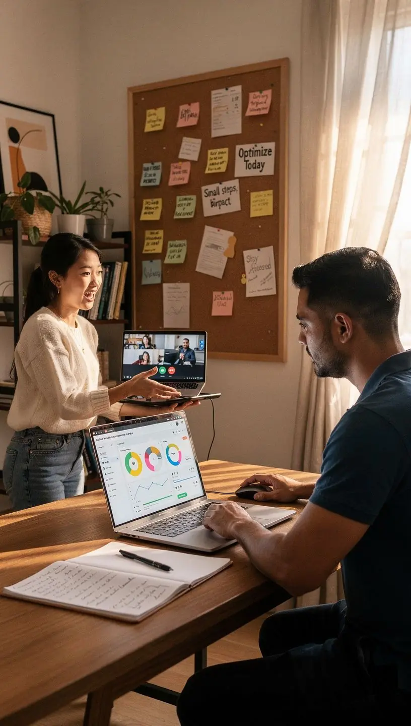 Professional team collaboration