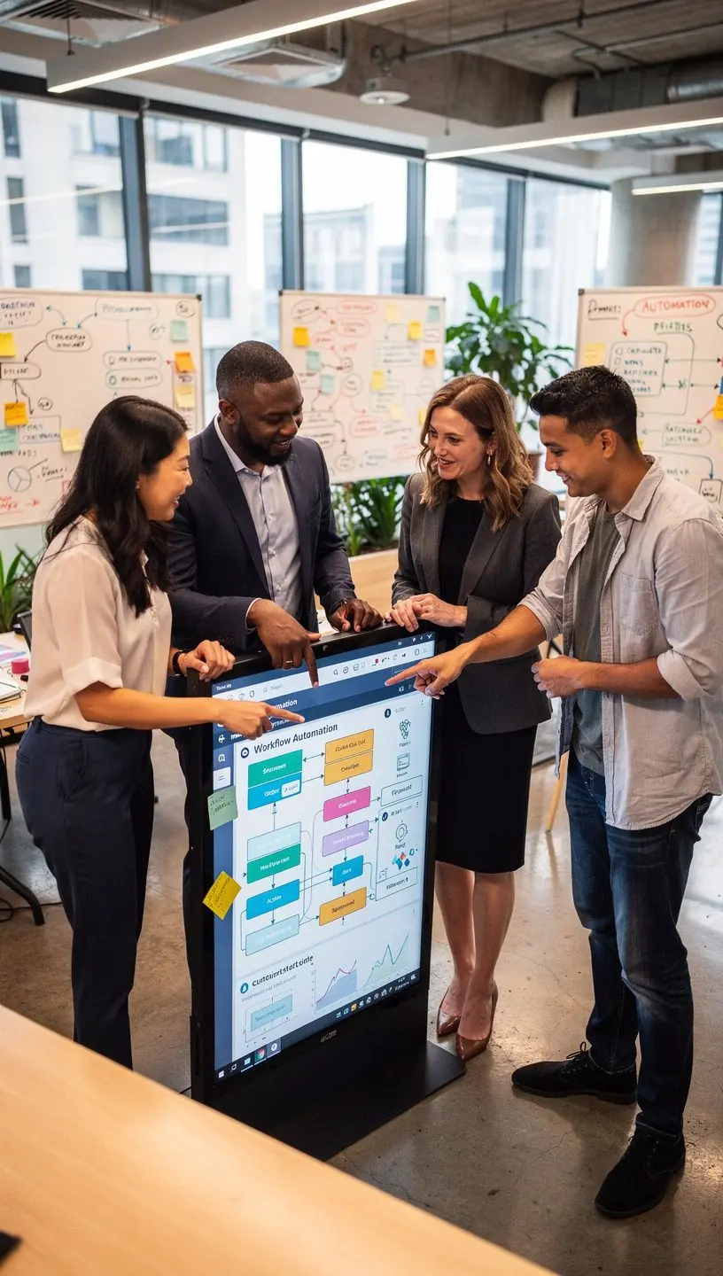 Professional business solutions illustration